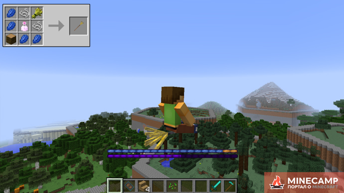 The Flying Things - мод на ковер самолет для Minecraft 1.14.4 1.13.2 1.12.2