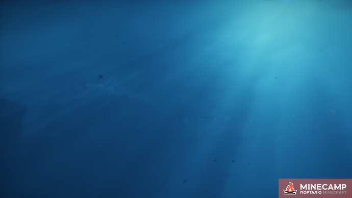 Oceano shaders шейдер пак для воды в Майнкрафт