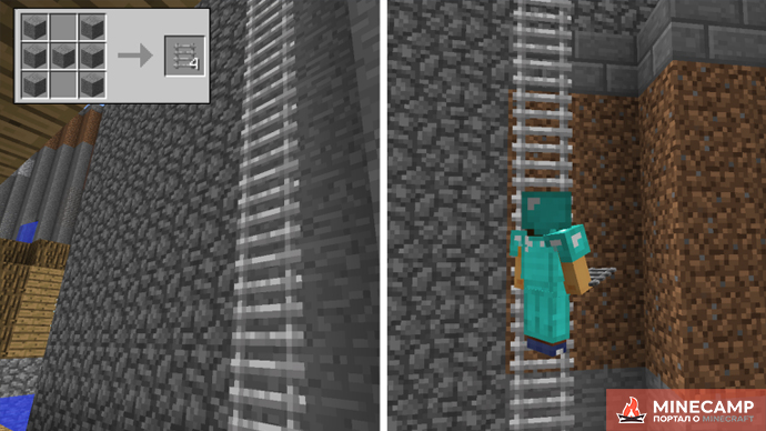 Speedy Ladders - мод на быстрые лестницы для Minecraft 1.14.4 1.12.2